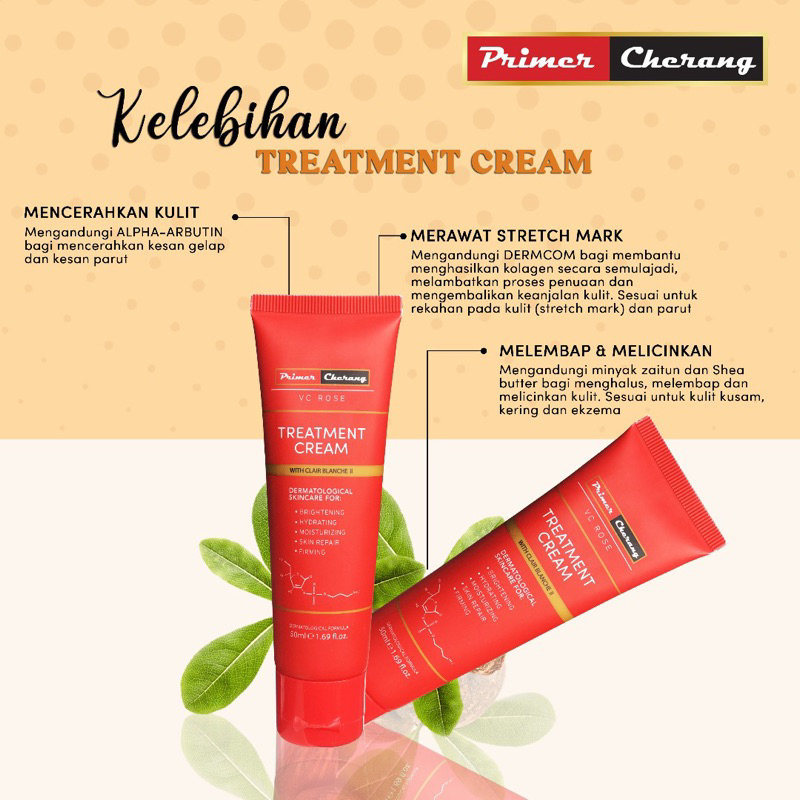 {ORIGINAL HQ} TREATMENT CREAM KLINIK PRIMER CHERANG Shopee Malaysia