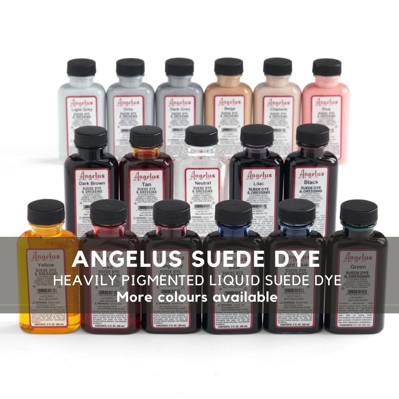 100 Original ANGELUS Suede Dye & Dressing Nubuck Dye Paint 90ml