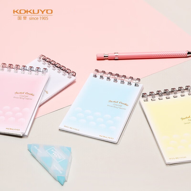 Kokuyo Pastel Cookie Smart Ring Mini Notebook A7 (20 Pages) WSG-MEYR520 ...