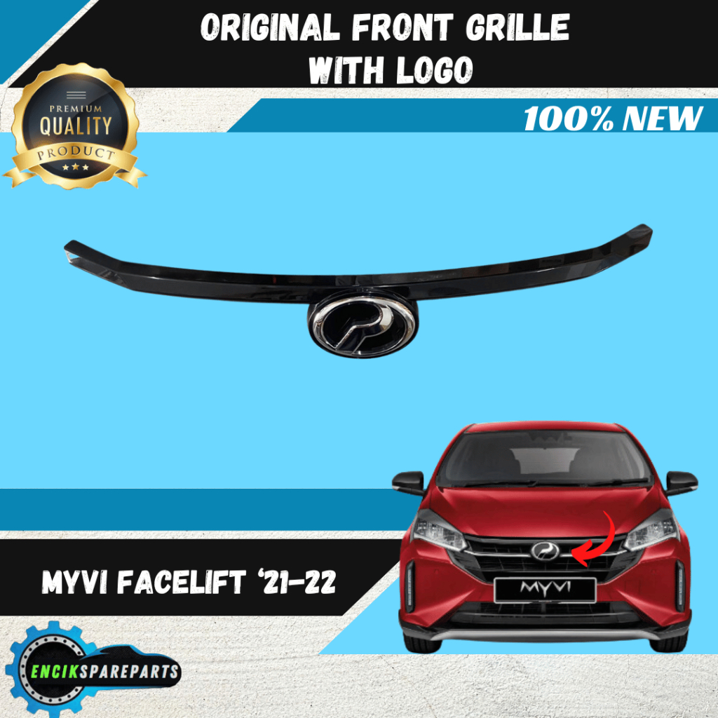 Original Perodua Myvi 2022 Front Grille Garnish & Logo Shopee Malaysia