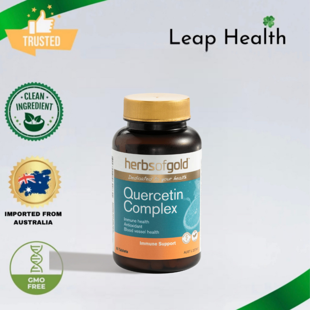 [Ready Stock] Herbs of Gold Quercetin Complex with Vitamin C Immunity