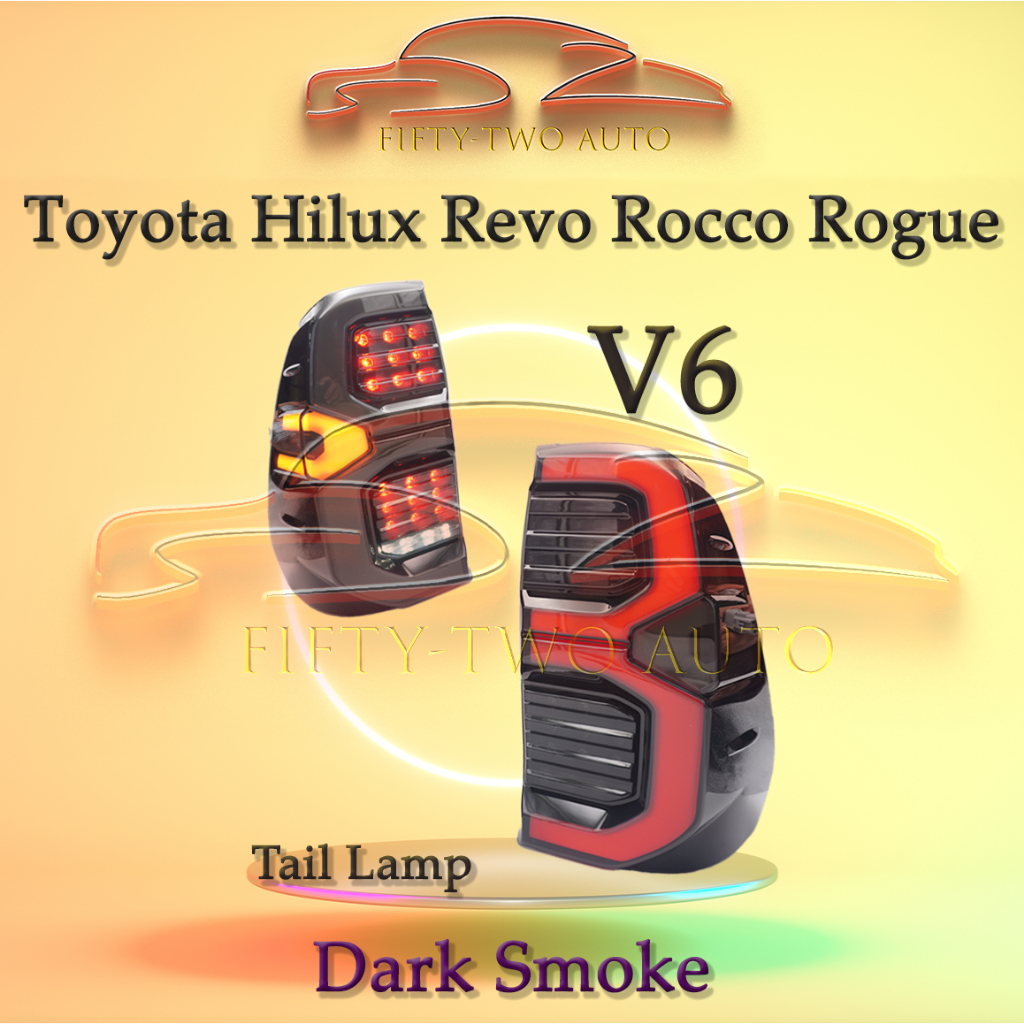 Toyota Hilux Revo Rocco Rogue Tail Lamp new 2021 design led running