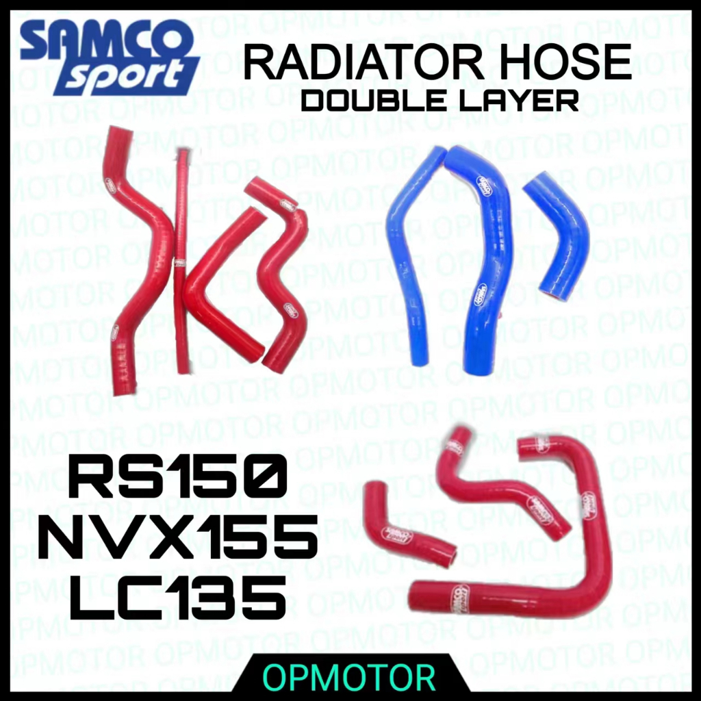 Samco Radiator Coolant Hose Racing 2 Layer Rs150 Rsx150 Rsx Lc135 ...