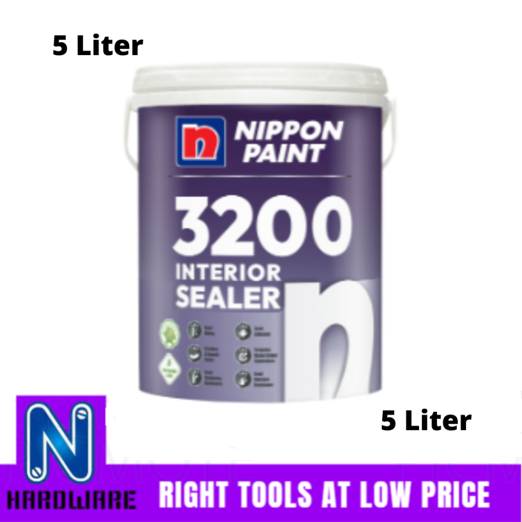 Nippon Paint 3200 Interior Wall Sealer / Cat undercoat Dinding Dalam
