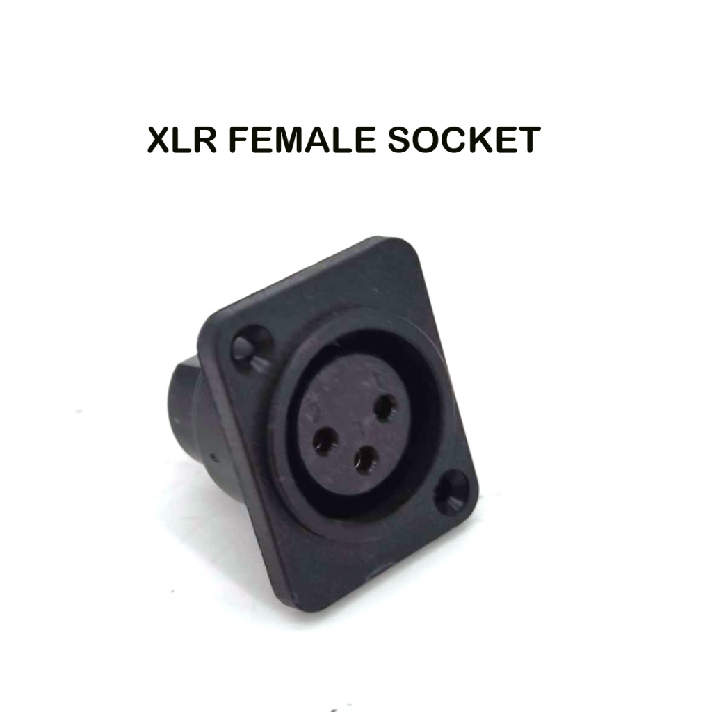 XLR FEMALE SOCKET ( 2 PCS ) | Shopee Malaysia