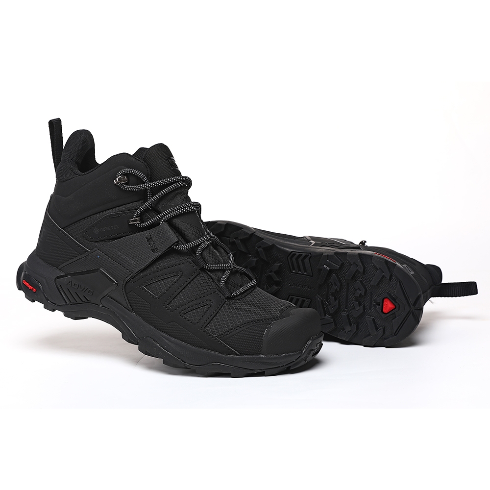 Original Salomon X ULTRA 4 GTX OutDoor Hiking Shoes Full Black Men And