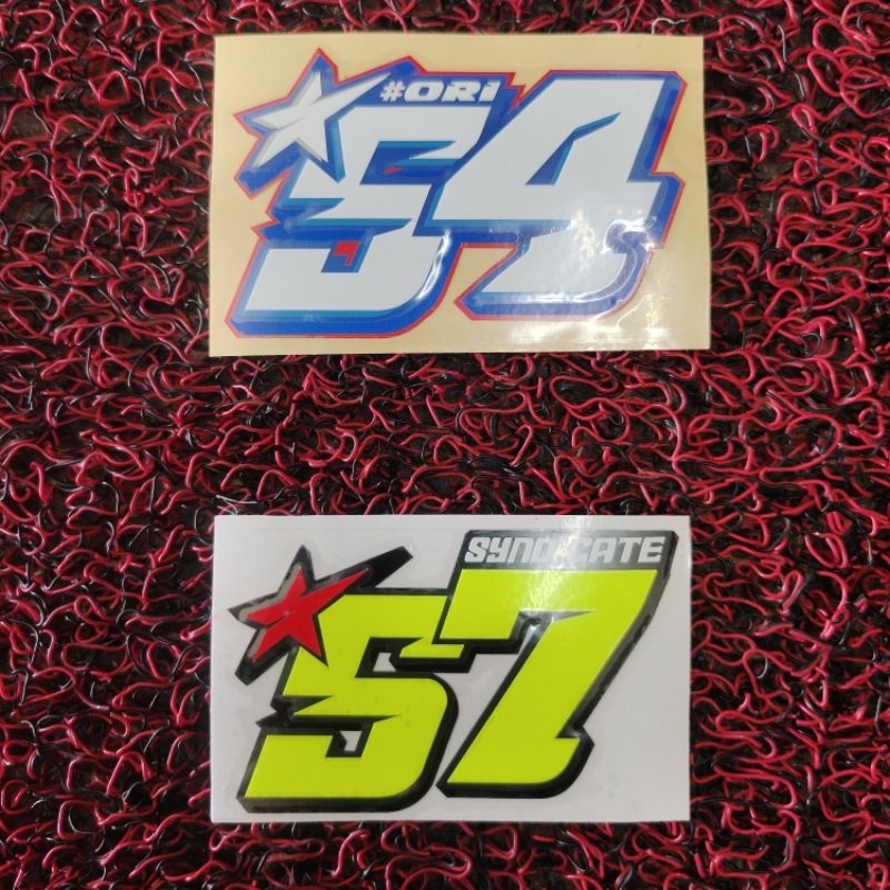 STICKER 54 / 57 REFLECTION | Shopee Malaysia