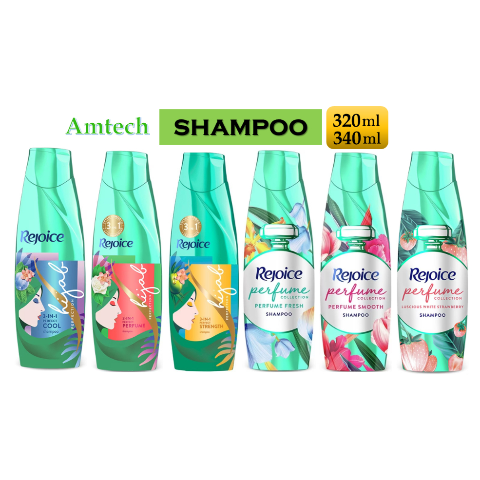Rejoice Hair Shampoo (320ml/340ml) Hijab 3 in 1 Perfect Cool, Perfume