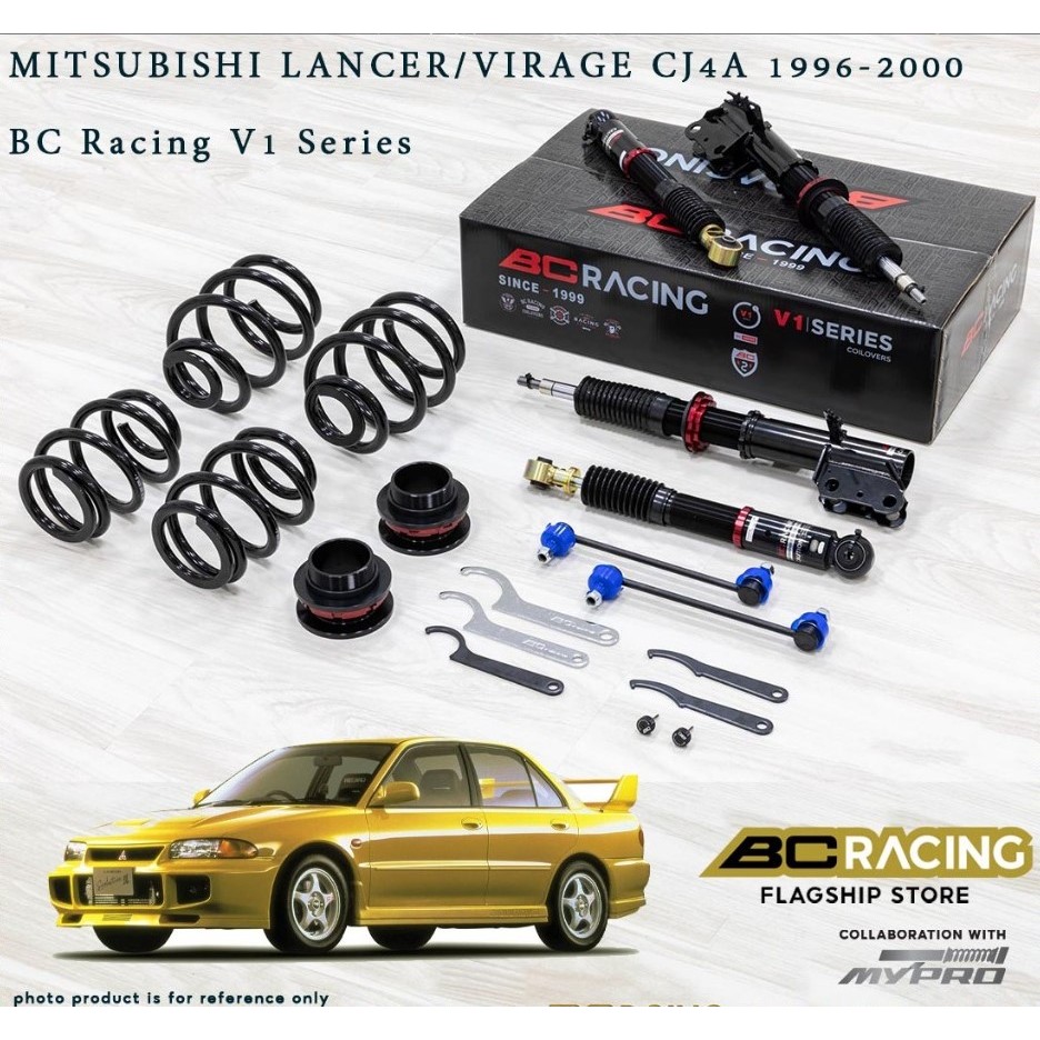 BC Racing V1 Series High Low Soft Hard Adjustable Absorber for