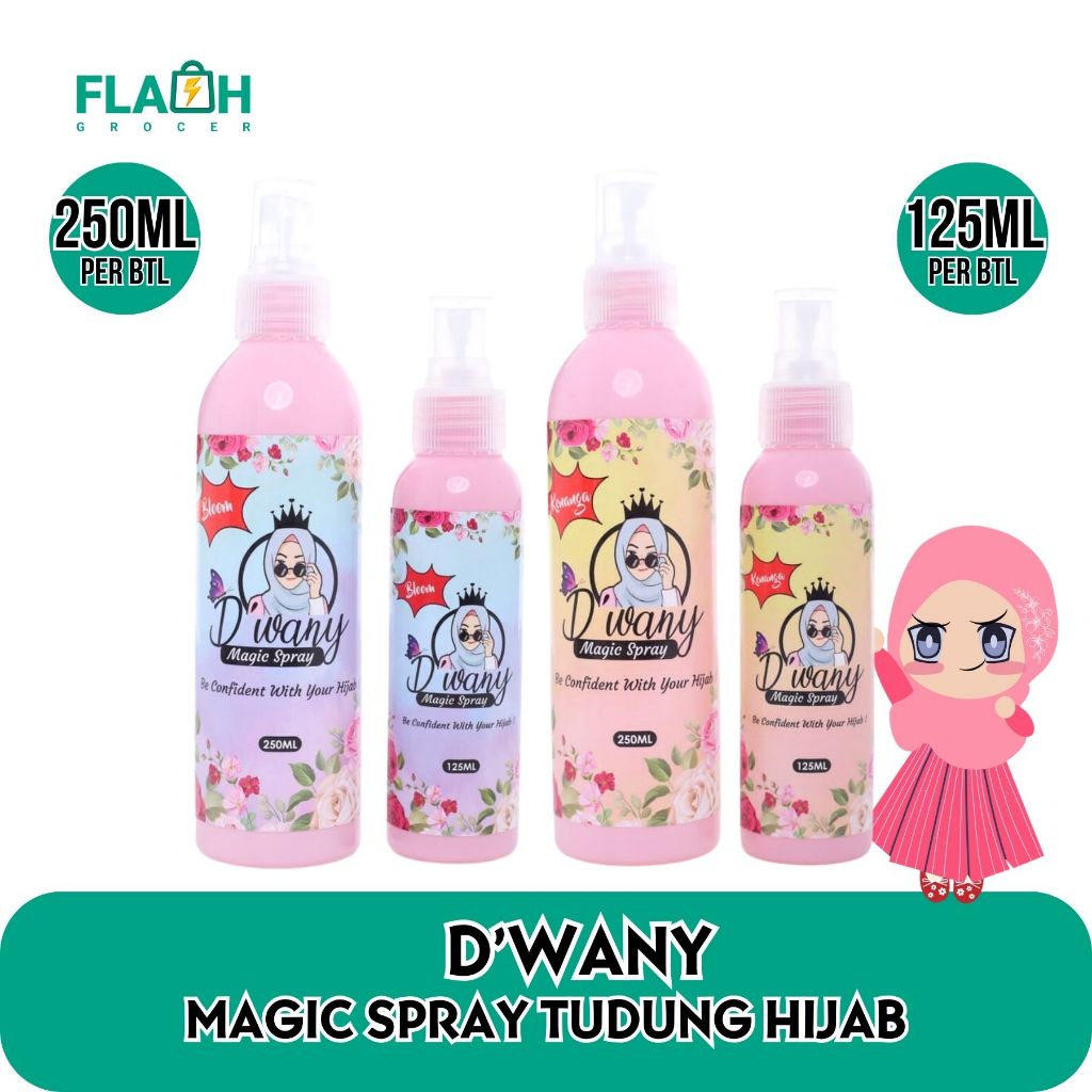 D’WANY Magic Spray Pengeras Tudung / Hijab Starch Spray Awning Tudung