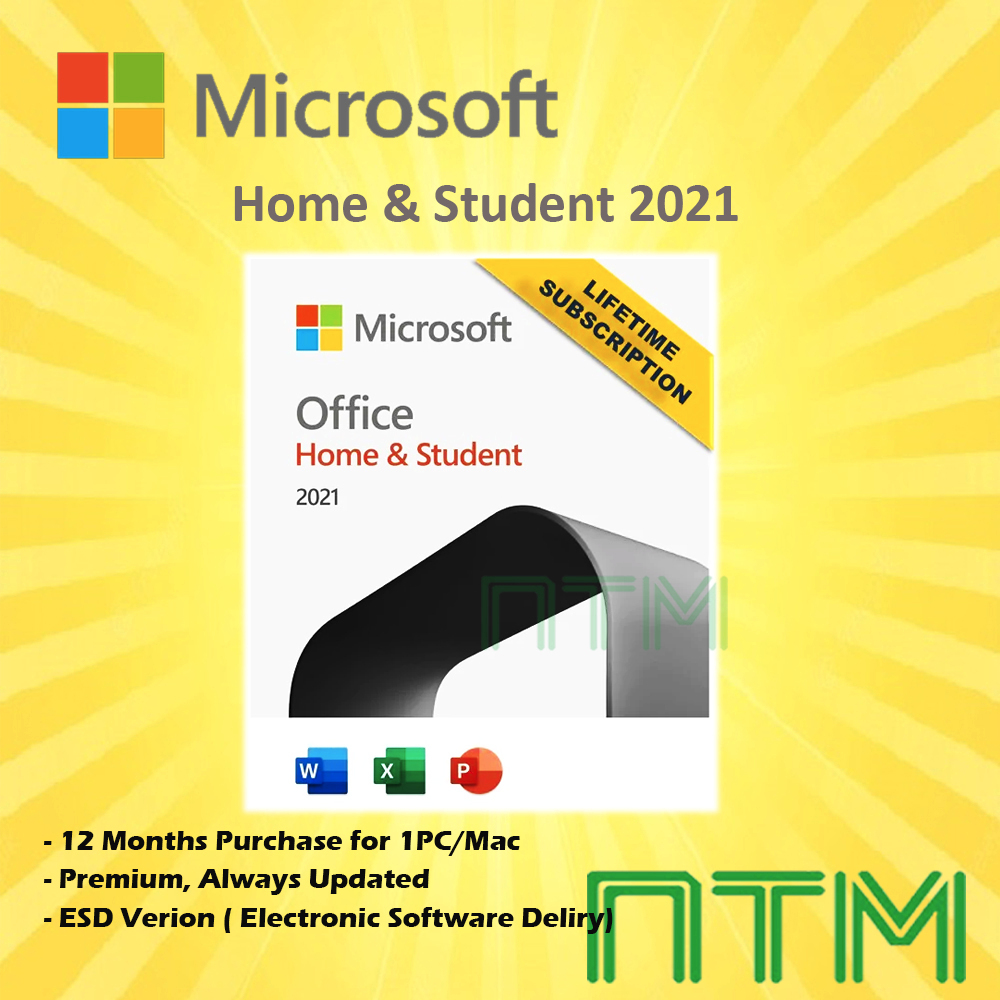 Microsoft Office Home & Student / Home & Business 2021 *Life Time