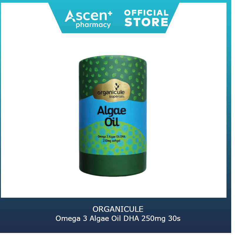 ORGANICULE Omega 3 Algae Oil DHA 250mg [30s] Shopee Malaysia