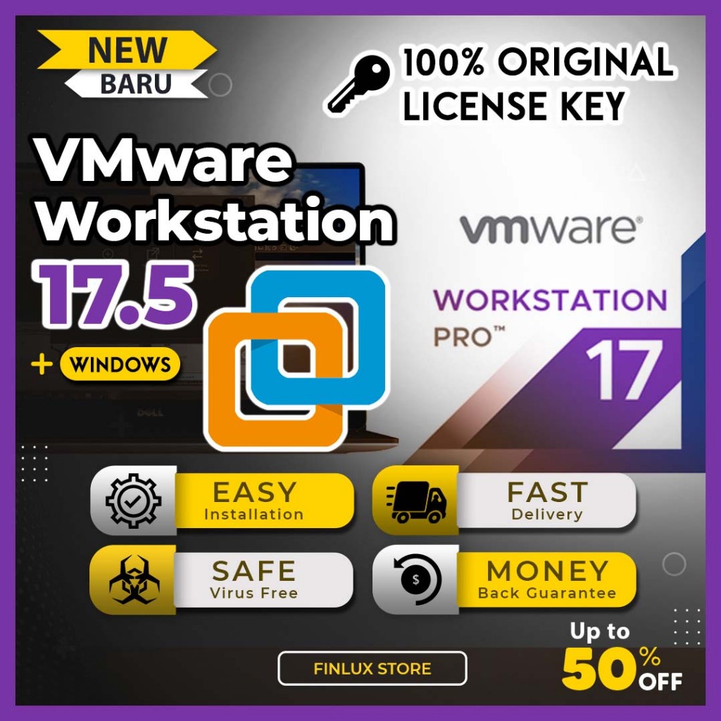 VMware Workstation Pro 17 KEY ACTIVATION Latest 2024 Lifetime For Windows (64bit) Shopee Malaysia