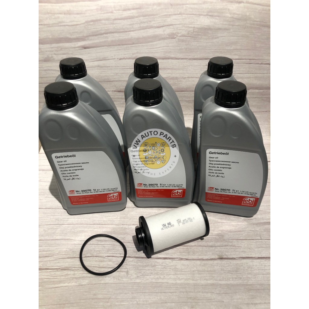 ( 100% FEBI GERMANY ) G052182A2 02E305051C DSG AUTO OIL SET VW GOLF GTI ...
