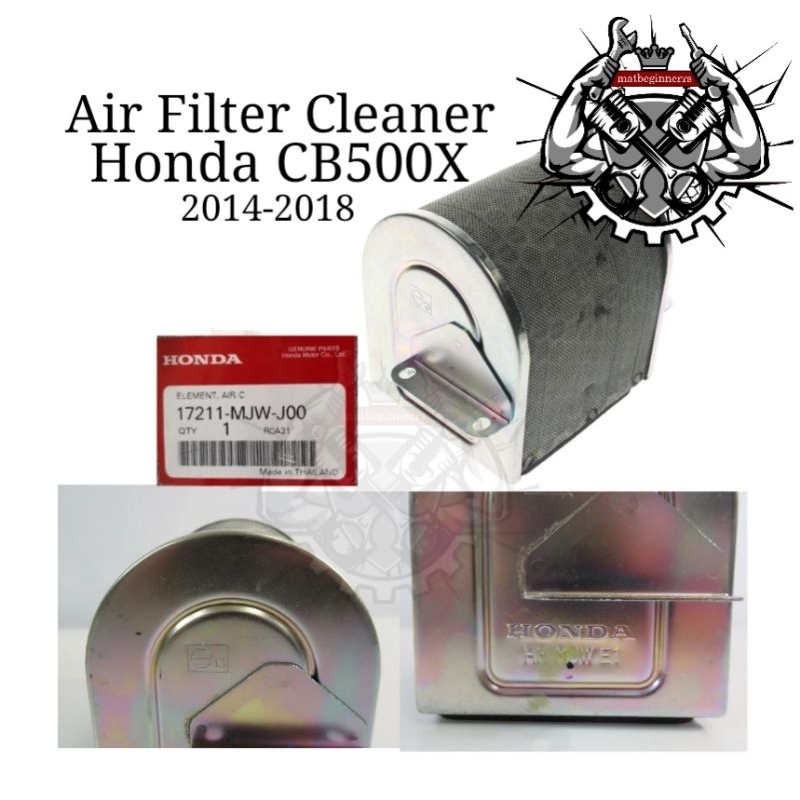 Air Filter Cleaner Honda CB500X 17211-MJW-J00