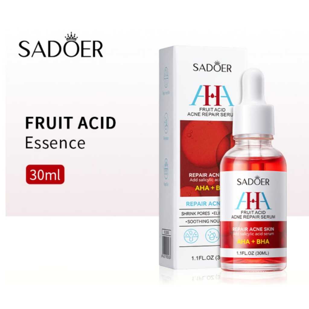 SADOER AHA + BHA Fruit Acid Salicylic Acid Acne Repair Essence 30ml ...