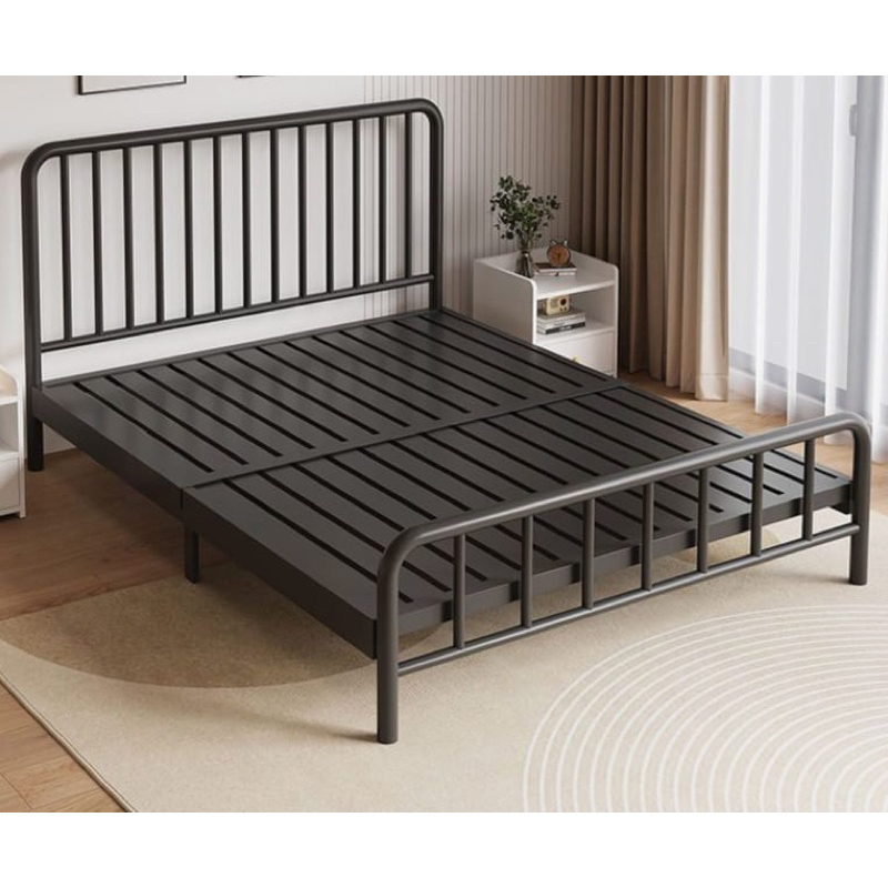 KATIL QUEEN BESI HEAVY DUTY B2 / QUEEN HEAVY DUTY METAL BED B2 | Shopee ...