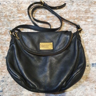 MARC BY MARC JACOBS Classic Q Natasha textured-leather shoulder bag