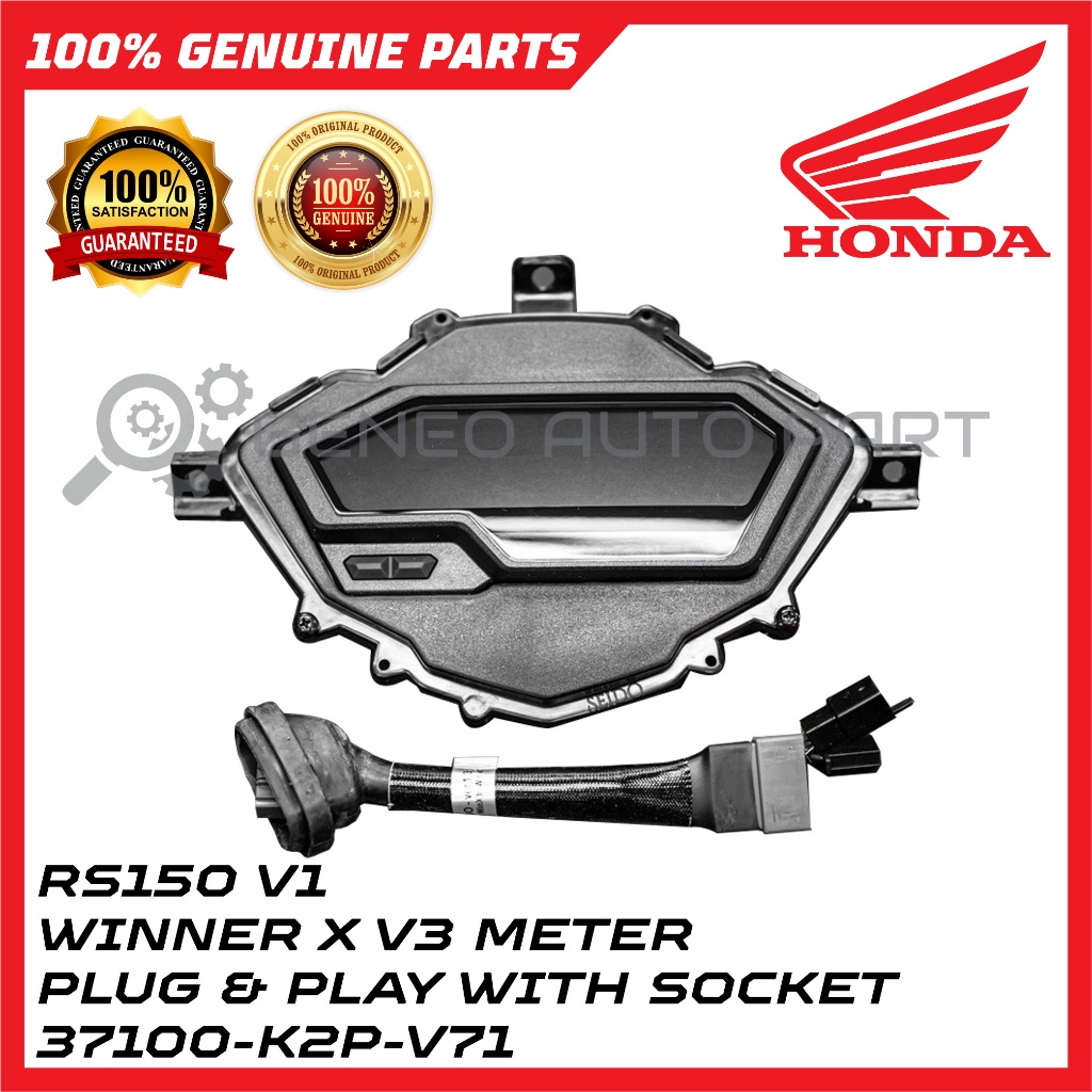 HONDA RS150 V1 PNP WINNER X V3 METER WITH SOCKET [37100-K2P-V71] 100% ...
