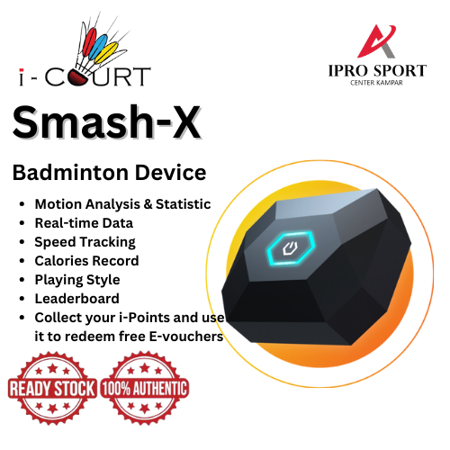 i-Court Smash-X Intelligent Badminton Sensor Device | Shopee Malaysia