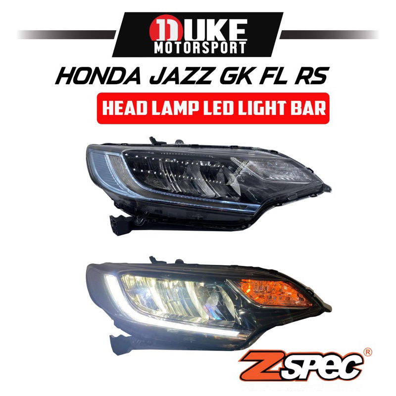 Honda jazz gk flrs head lamp led jdm style gk5 | Shopee Malaysia