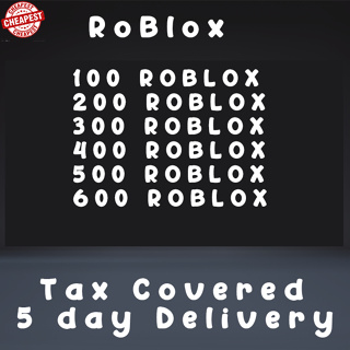 Roblox | | CONTA COM ROBUX | 100, 200, 300, 400