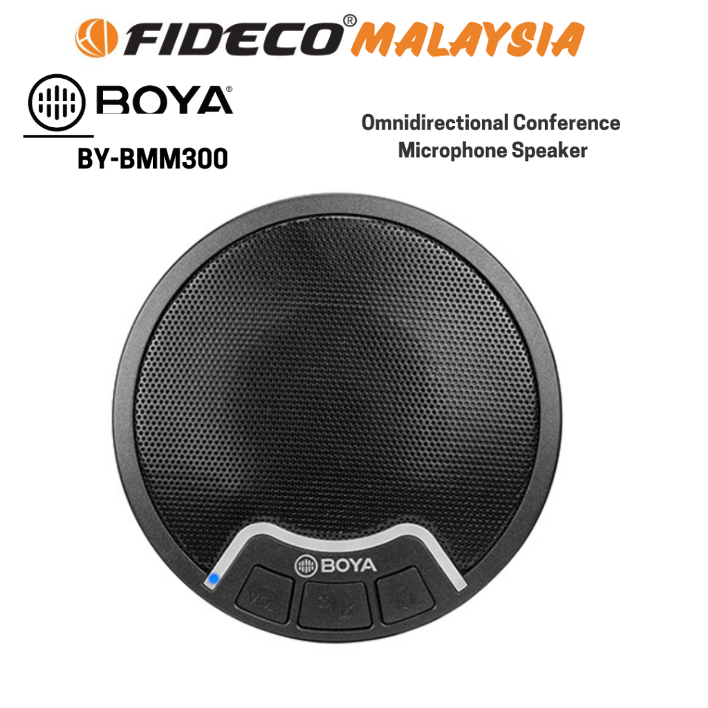 BOYA BY-BMM300 Omnidirectional Conference Microphone Speaker | Shopee ...
