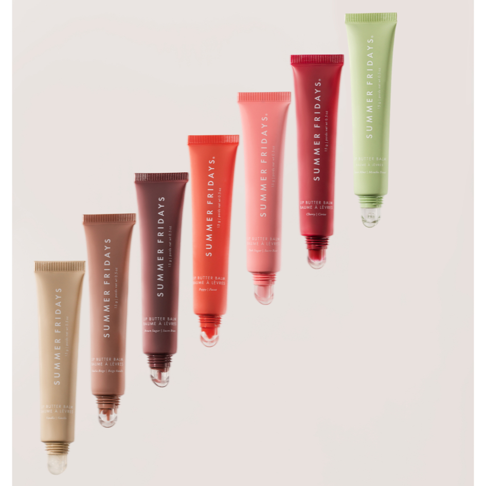 Summer Fridays Lip Butter Balm Gloss Tint Mask Vegan Night Sleeping