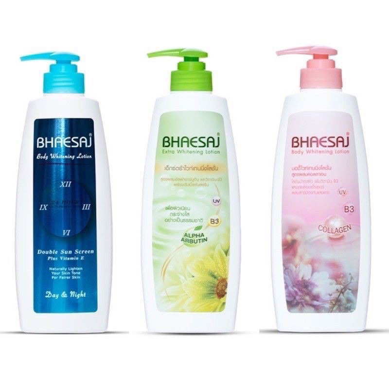 400ml Bhaesaj body white lotion (Collagen VitaminB3/extra whitening