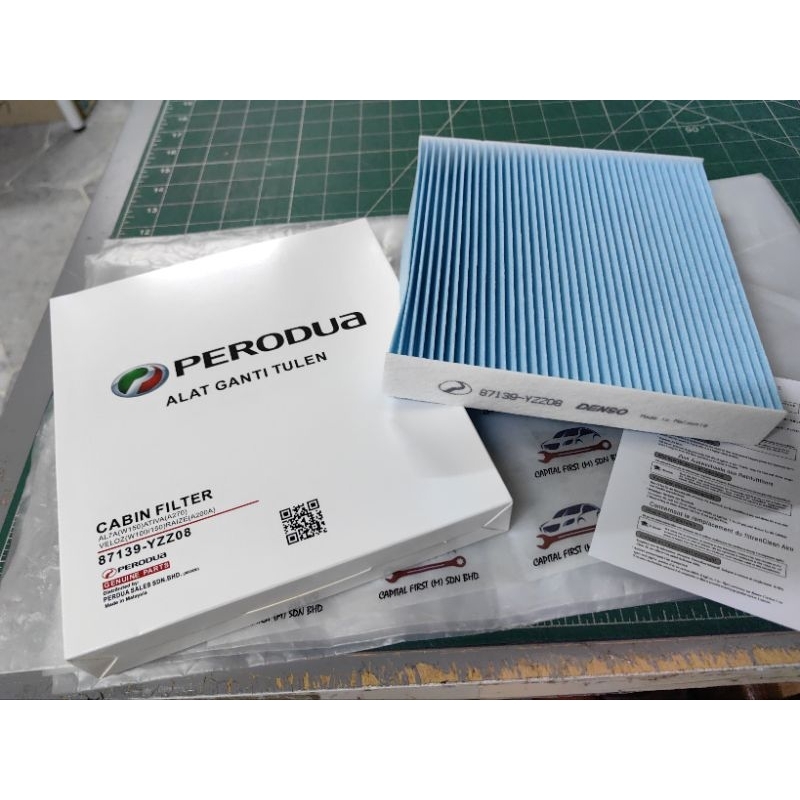 Genuine Perodua Ativa Alza Toyota Veloz Carbon Cabin Aircond Air Filter Engine Air