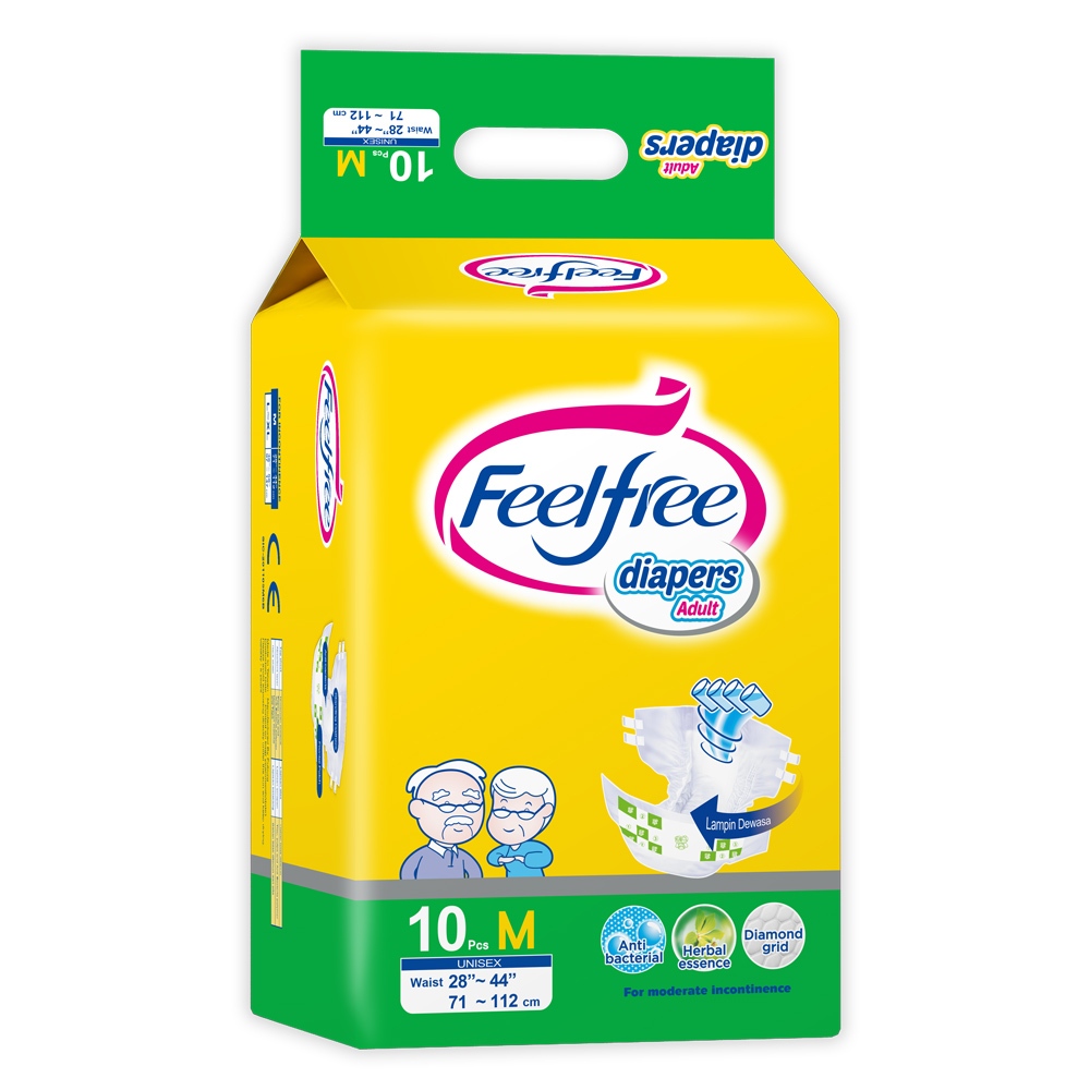 FeelFree Adult Diaper M size (short expiry) Shopee Malaysia