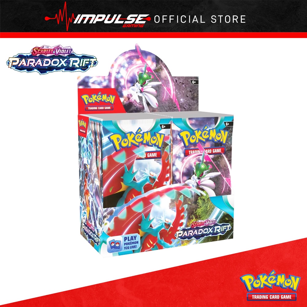 Pokemon TCG Scarlet & Violet SV04 - Paradox Rift - Booster Box | Shopee ...