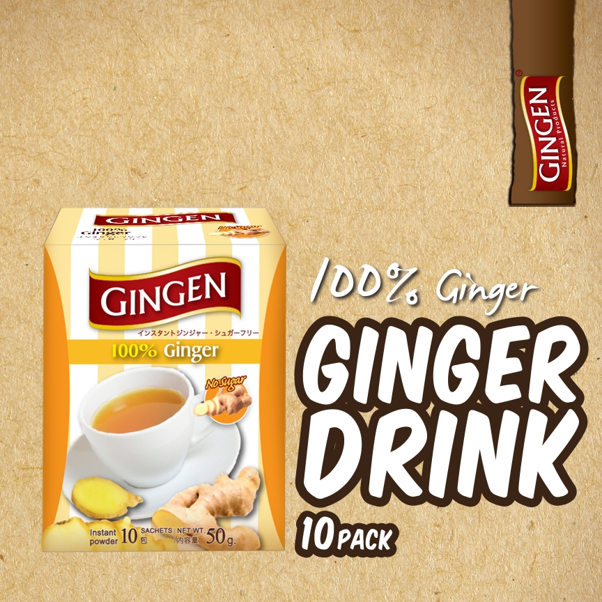 GINGEN GINGER DRINK 100% INSTANT GINGER | Shopee Malaysia