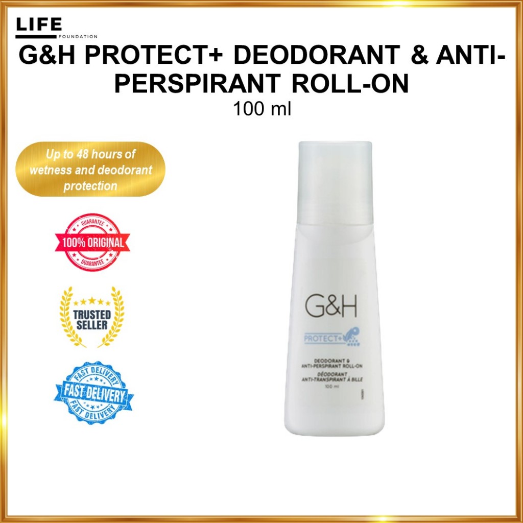 G&H PROTECT+ Deodorant & AntiPerspirant RollOn 100ml Armpit 腋下