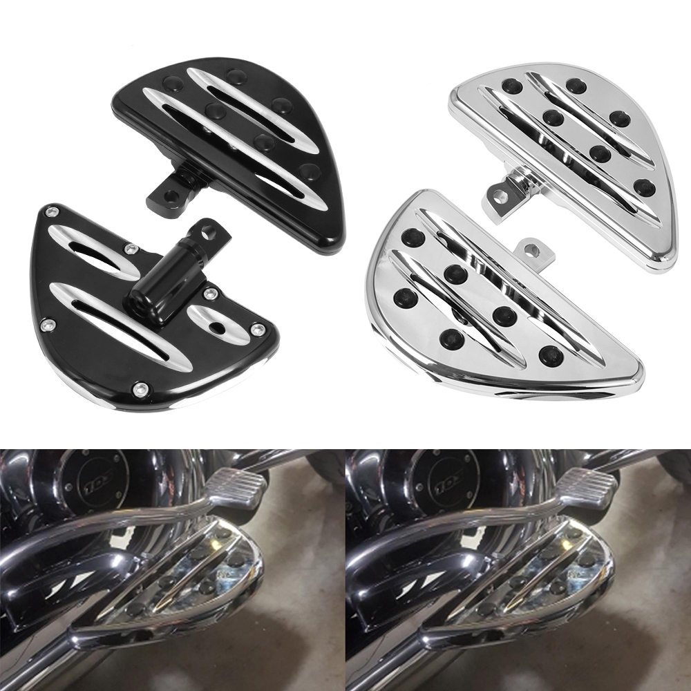 Motorcycle Floorboards Rear Passenger Motor Parts Accessories Foot Pegs ...