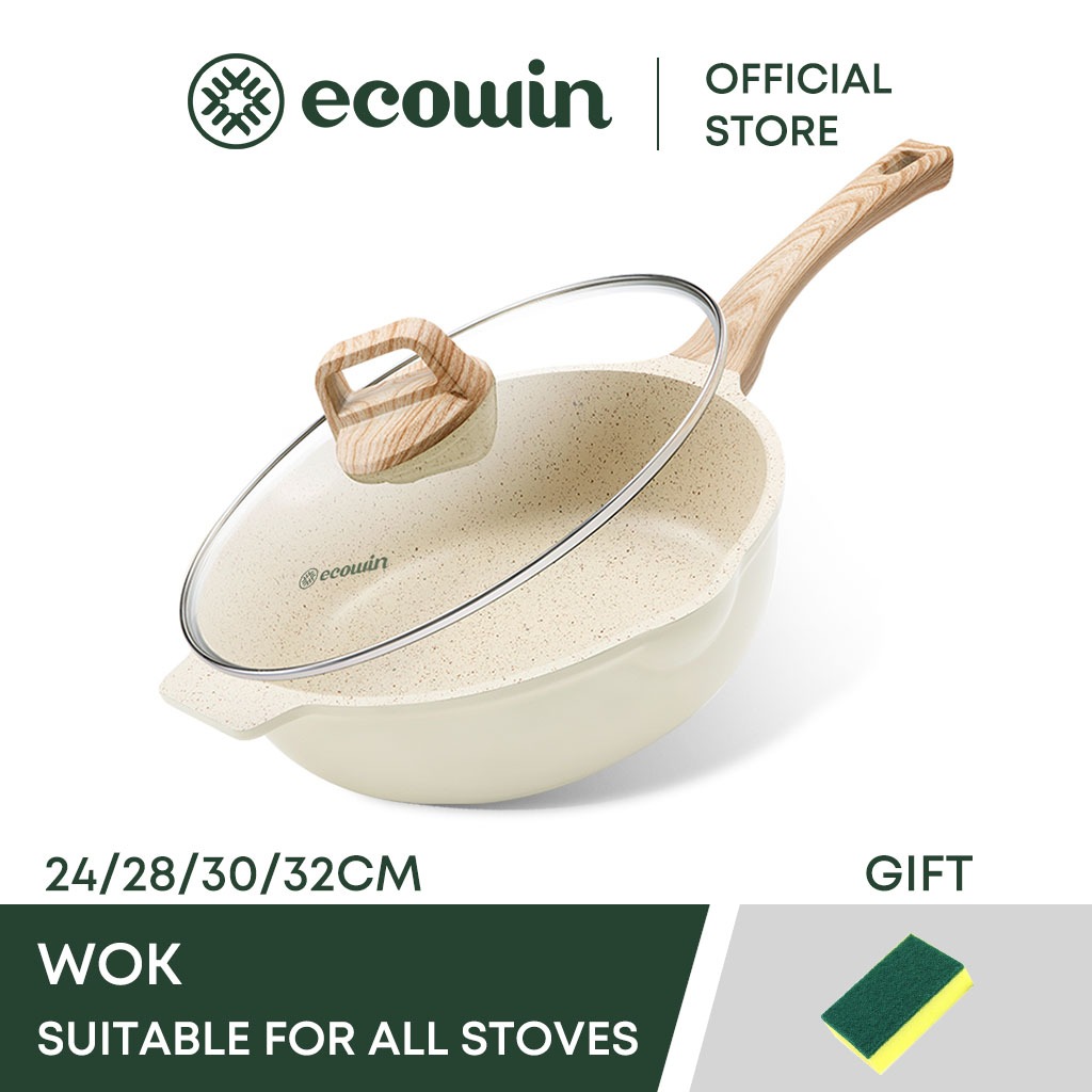 Ecowin】 non-stick frying pan 28/32cm PFOA-free non-stick coated