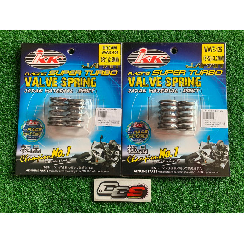 IKK VALVE SPRING RACING “2.9MM,3.2MM” (EX5/EX5 DREAM/WAVE100/WAVE125