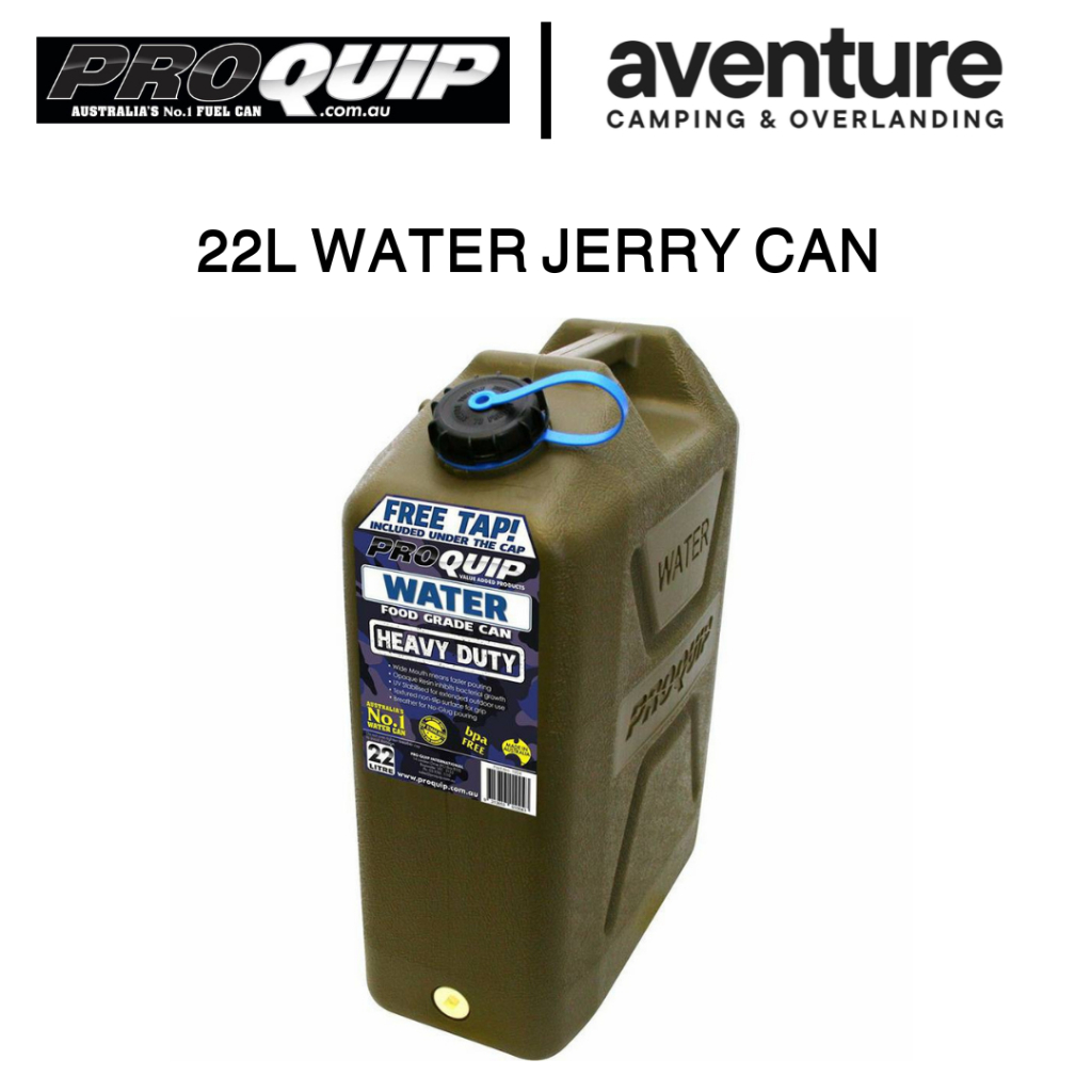 (READY STOCK) ProQuip 22L Water Container Jerry Can. Free Water Tap