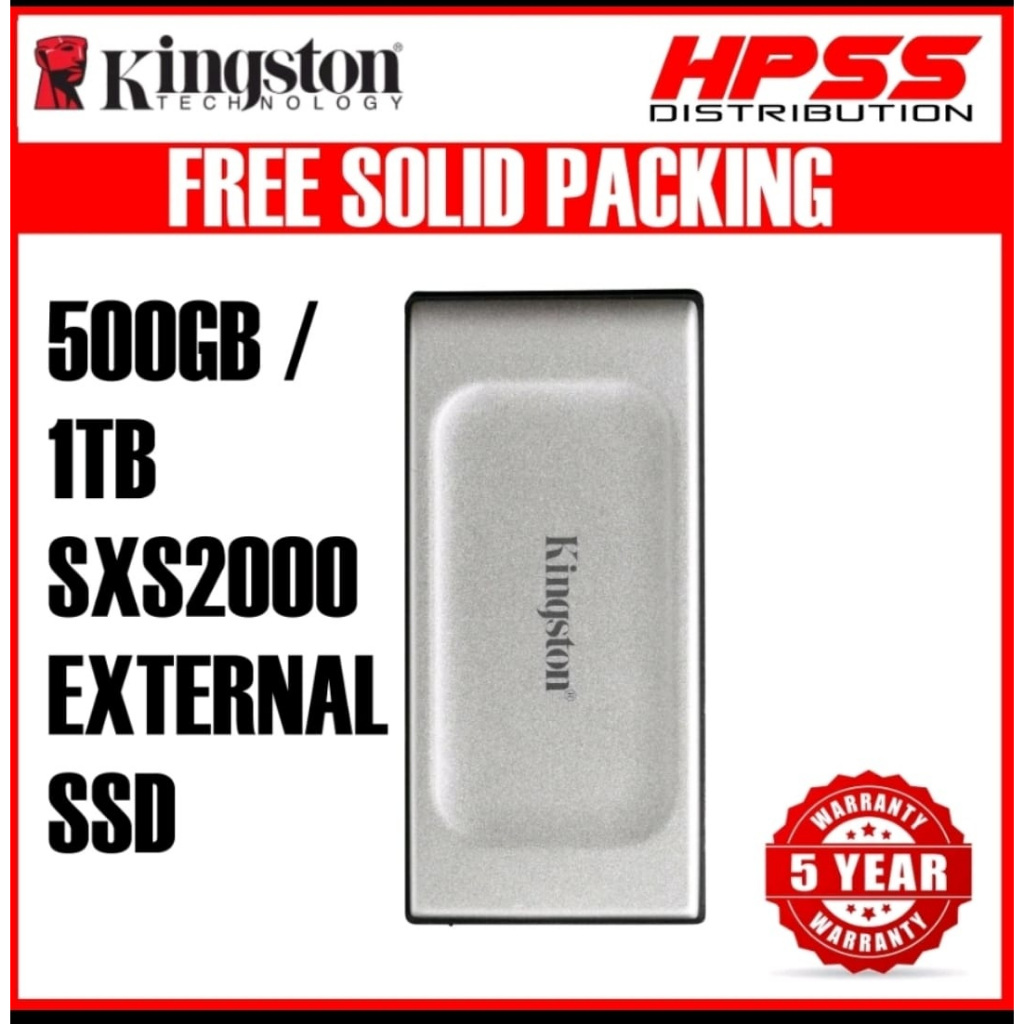 Kingston external ssd xs2000 xs1000 sxs2000 500gb 1tb 2tb 4tb portable