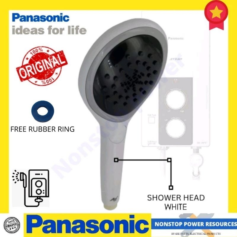 PANASONIC Original N Series Water Heater Shower Head Shower Hose Rubber
