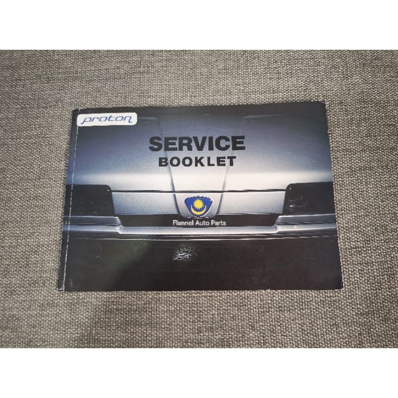 Proton Iswara MDM, Service Booklet. Shopee Malaysia