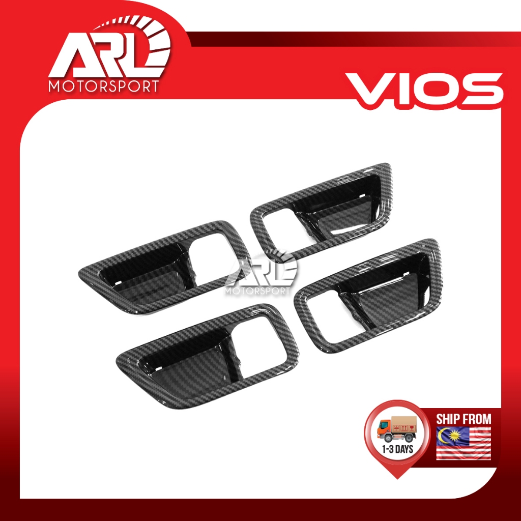 Toyota Vios AC100 4th Door Inner Handle Protector Cover Carbon For Vios