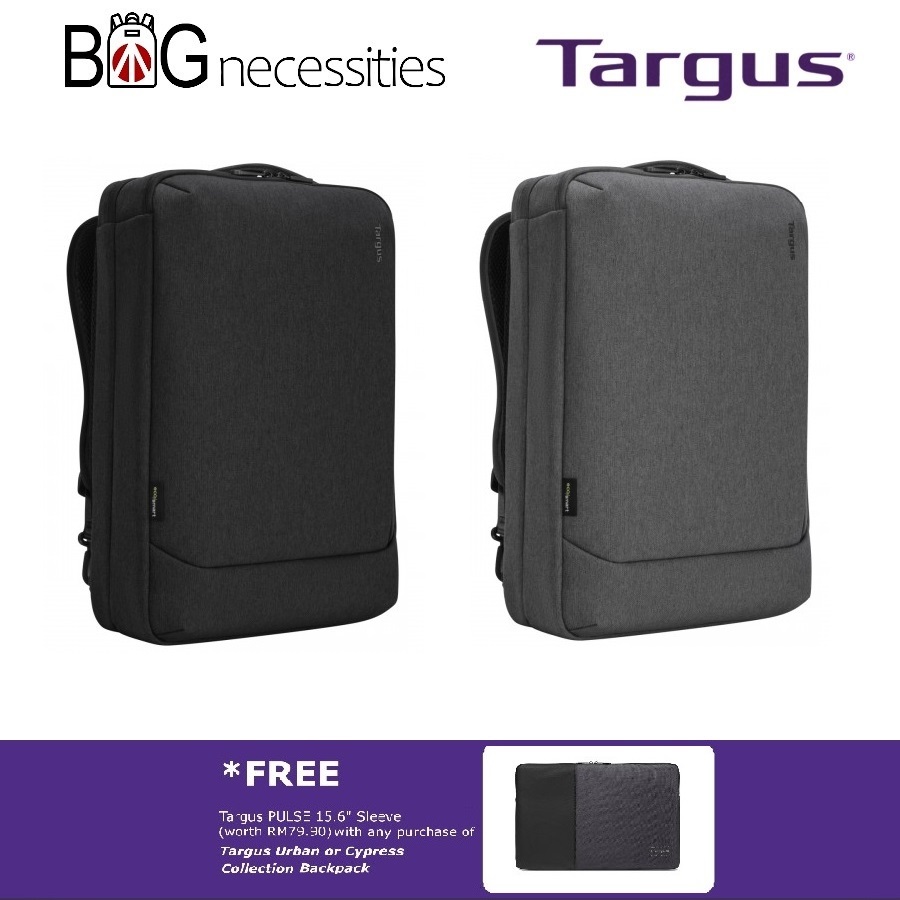 Targus Cypress EcoSmart® 15.6” Convertible Laptop Backpack Black