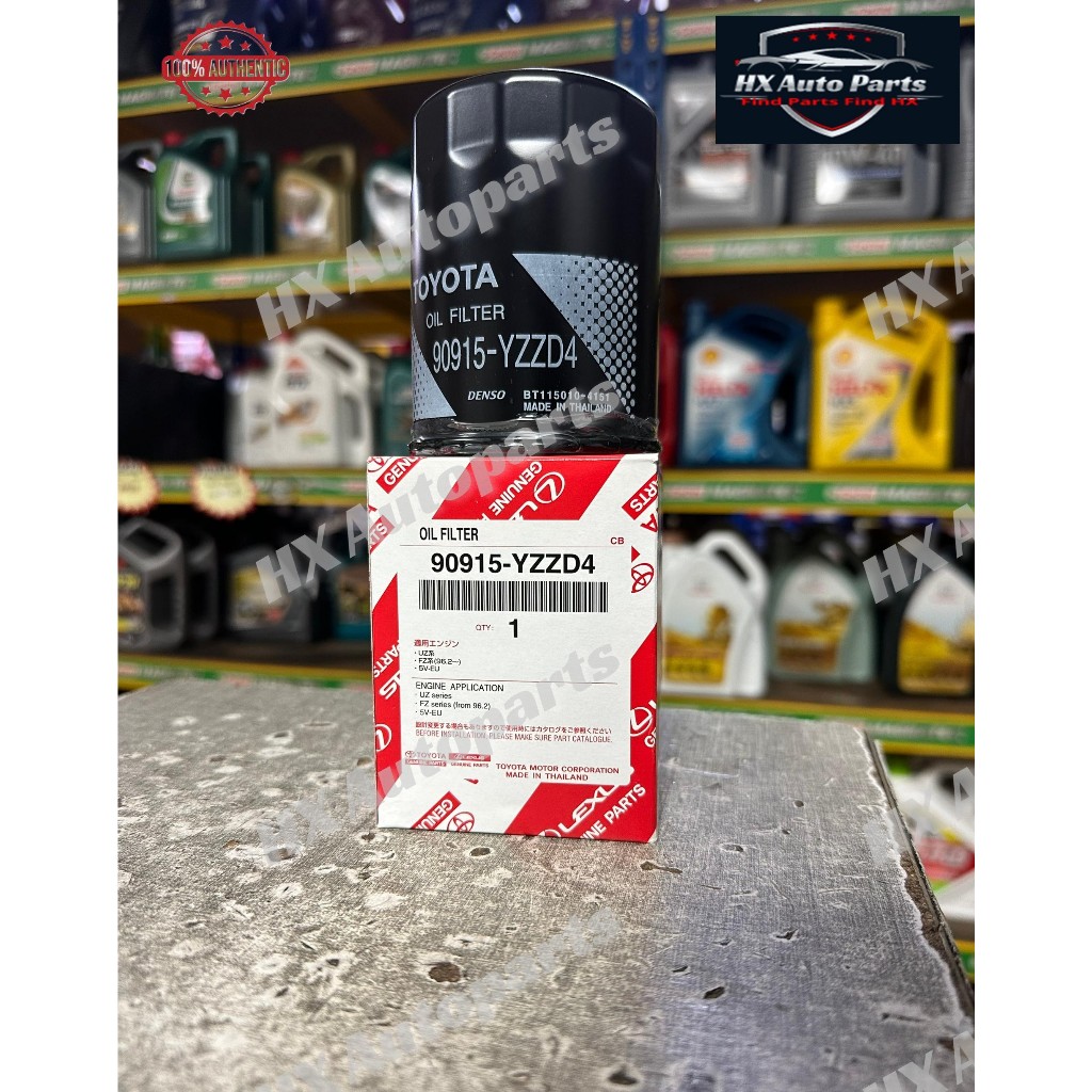 GENUINE TOYOTA OIL FILTER [90915YZZD4] LAND CRUISER/LEXUS LS400/LEXUS