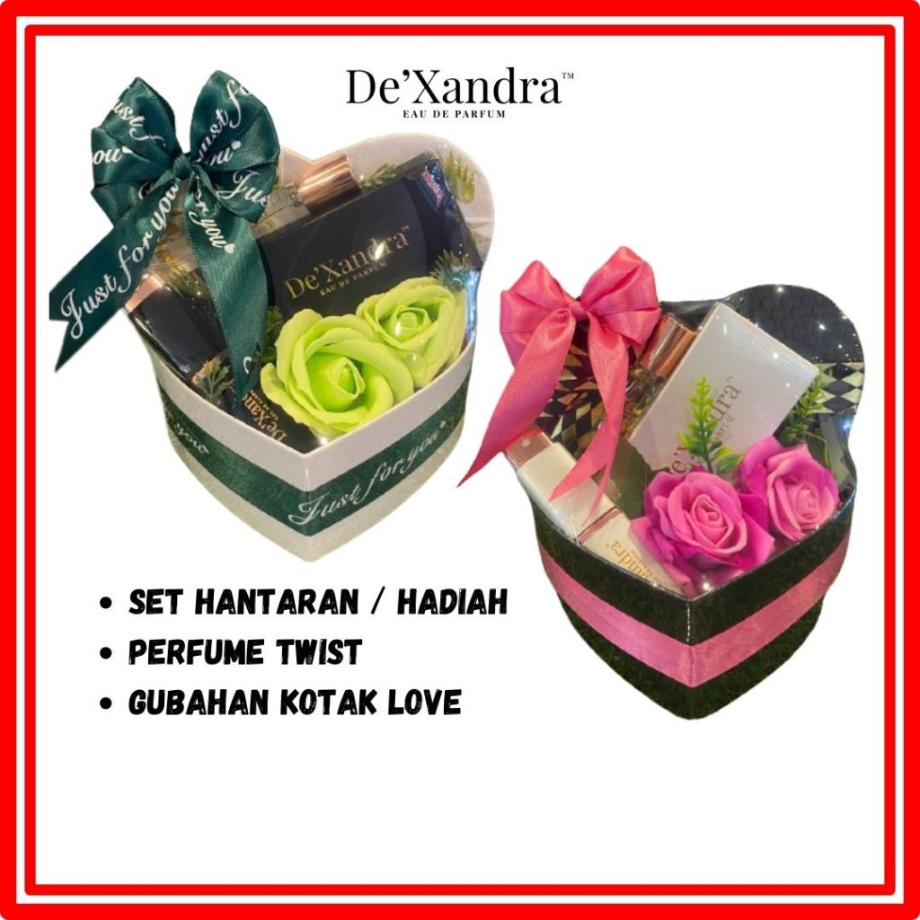 PERFUME GIFT SET HANTARAN DEXANDRA MURAH READY STOCK NIKAH TUNANG