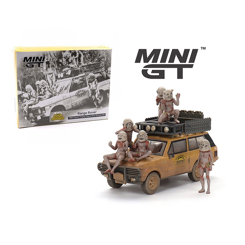 MINI GT 1/64 MGTS0006 RANGE ROVER 1982 CAMEL TROPHY PAPUA NEW GUINEA ...