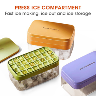 32/64 Grid Big Ice Tray Mold Box Large Food Grade Ice Cube Square Tray Mold  Diy Bar Pub Wine Ice Blocks Maker Model - AliExpress