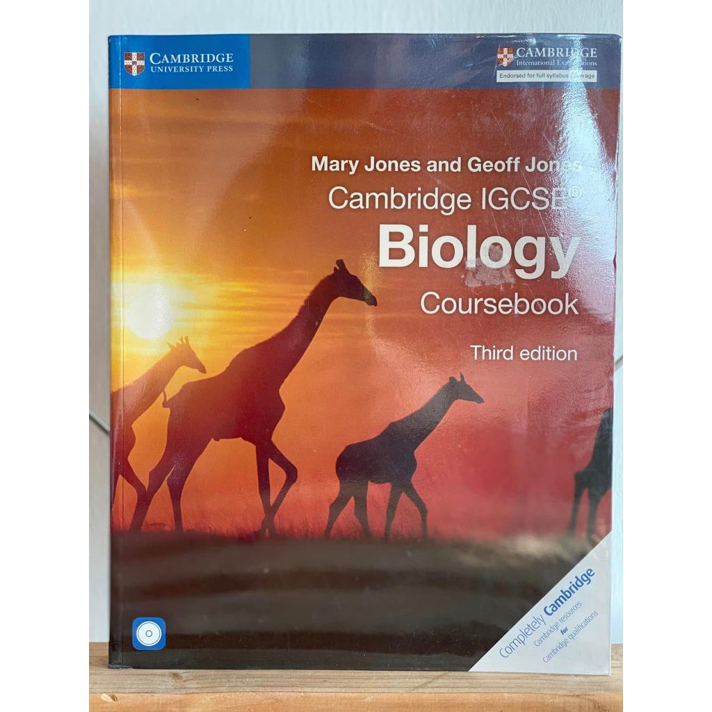 Cambridge IGCSE Biology Coursebook Mary Jones And Geoff Jones Third Edition Shopee Malaysia