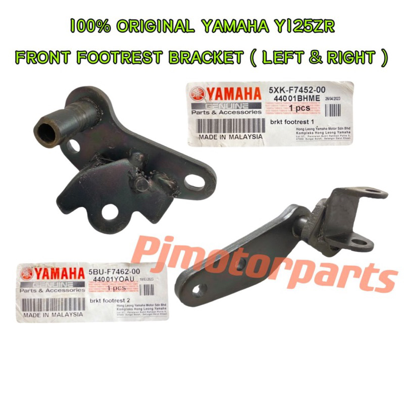 Y125ZR / Y125Z NEW (100 ORIGINAL YAMAHA)LH RH FRONT FOOTREST BRACKET TAPAK DEPAN STEP BAR