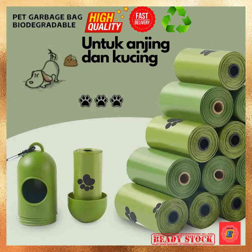 Pet Poop Green Bag Cheap Environmental Eco Friendly Dog Garbage Refill ...